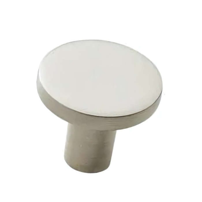 ROCO Flat Button Drawer Knob Satin Chrome 30mm ( 5 Pack )