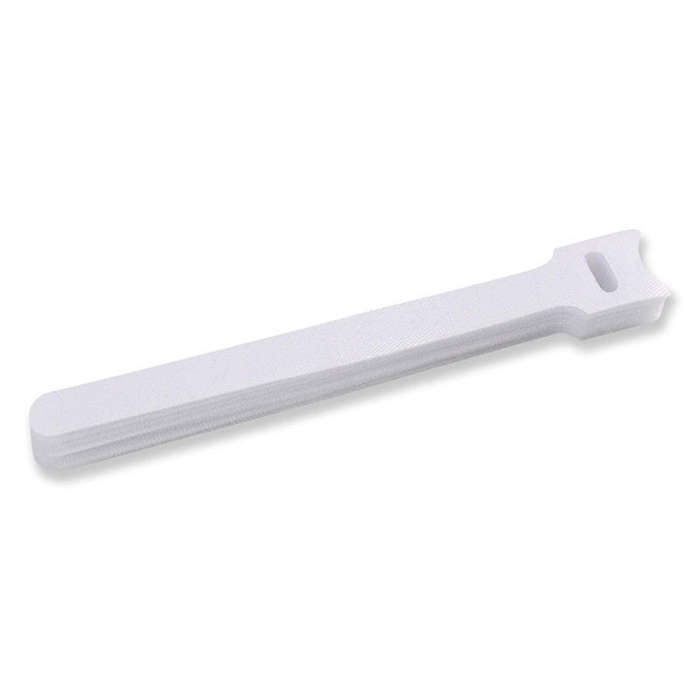 RUWAG Magic Reusable Velcro Cable Ties White 12.5mm x 200mm ( Pack of 10 )