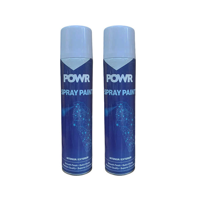 POWR Spray Paint Standard Pearl White 300ml ( 2 Pack )