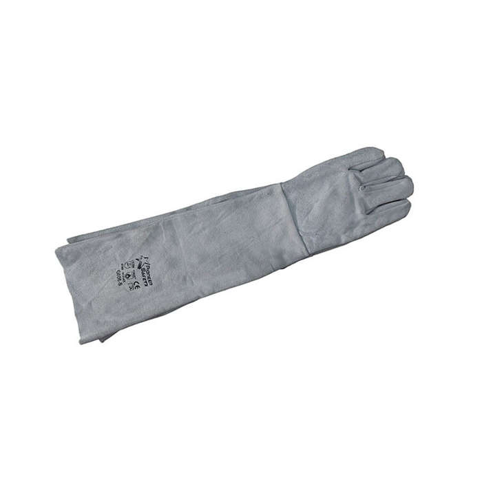 PIONEER SAFETY Gloves Leather Welding Chrome Cow Split D/Palm Shoulder 16" Large