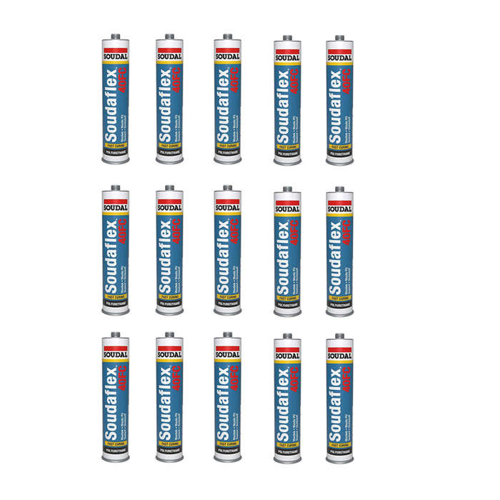 SOUDAL Soudaflex Concrete and Metal Sealant Grey 310ml 40fc ( 15 Pack )