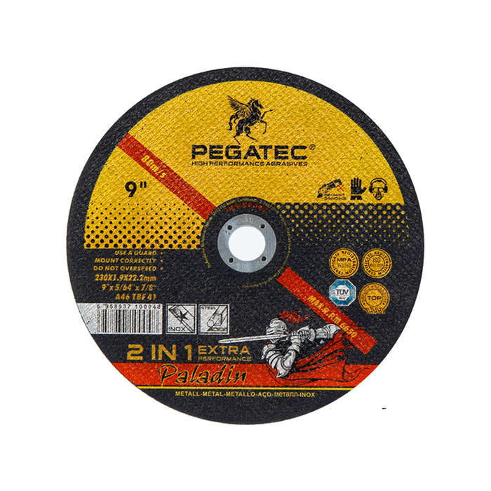 PEGATEC Steel Abrasive Cutting Disc 230mm x 1.9mm x 22.2mm