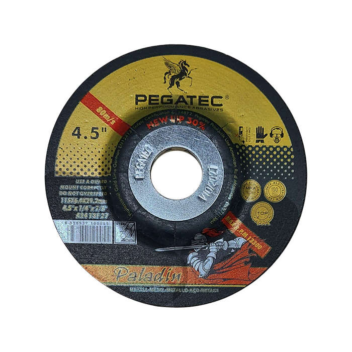PEGATEC Steel Abrasive Grinding Disc 115mm x 6mm x 22.2mm