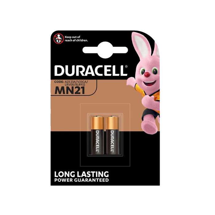DURACELL Plus Remote Battery 12v Mn21 ( Pack of 2 )