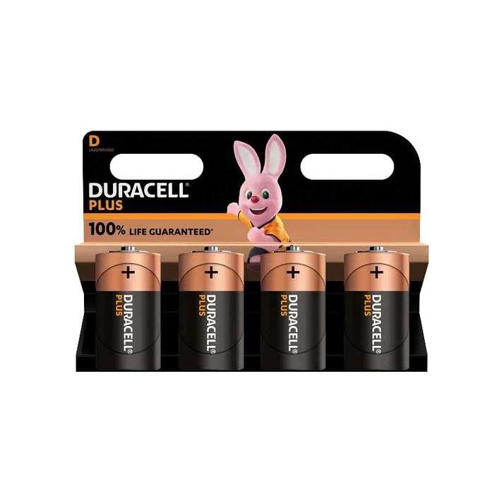DURACELL Plus Torch Battery 1.5v ( Pack of 4 )