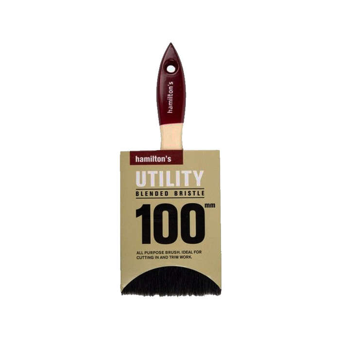 HAMILTON Utility Paint Brush Blended Bristle 100mm
