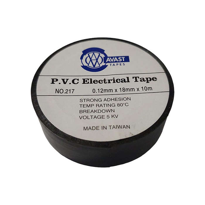 AVAST PVC Insulation Tape Black 10m