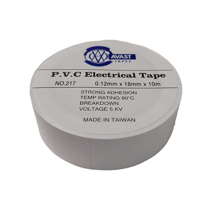 AVAST PVC Insulation Tape White 10m