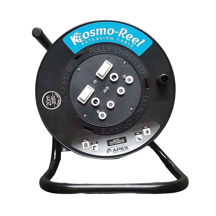 KOSMO-REEL Extension Plastic Reel 2 X 10A 20m x 1.0mm