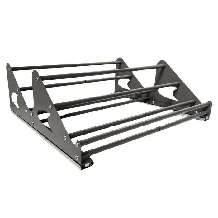ROCO Adjustable Shoe Rack Grey 704mm x 405mm x 107mm