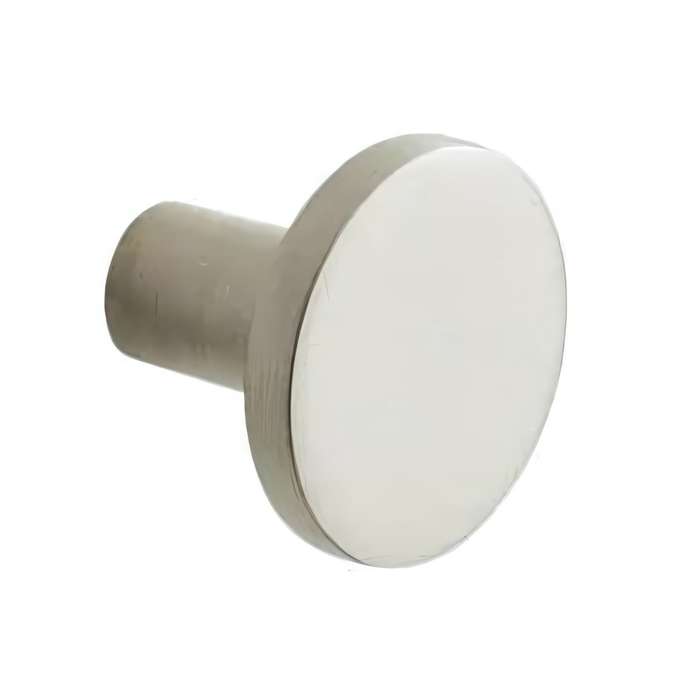 ROCO Flat Button Drawer Knob Satin Chrome 30mm ( 5 Pack )