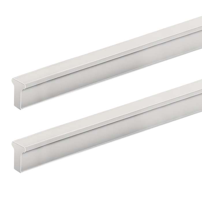 ROCO T Strip Cupboard Handle Brushed Nickel 300mm ( 5 Pack )