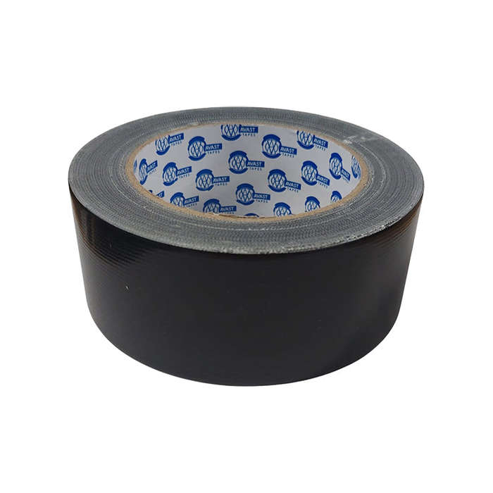 AVAST Duct Tape Black 48mm x 25 MT ( 2 Pack )