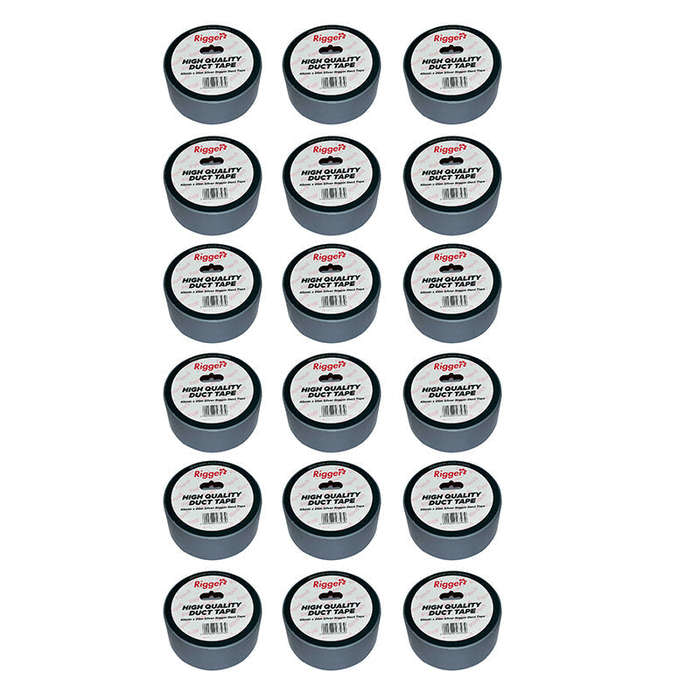 RIGGER Duct Tape Silver 48mm x 25 MT ( 18 Pack )