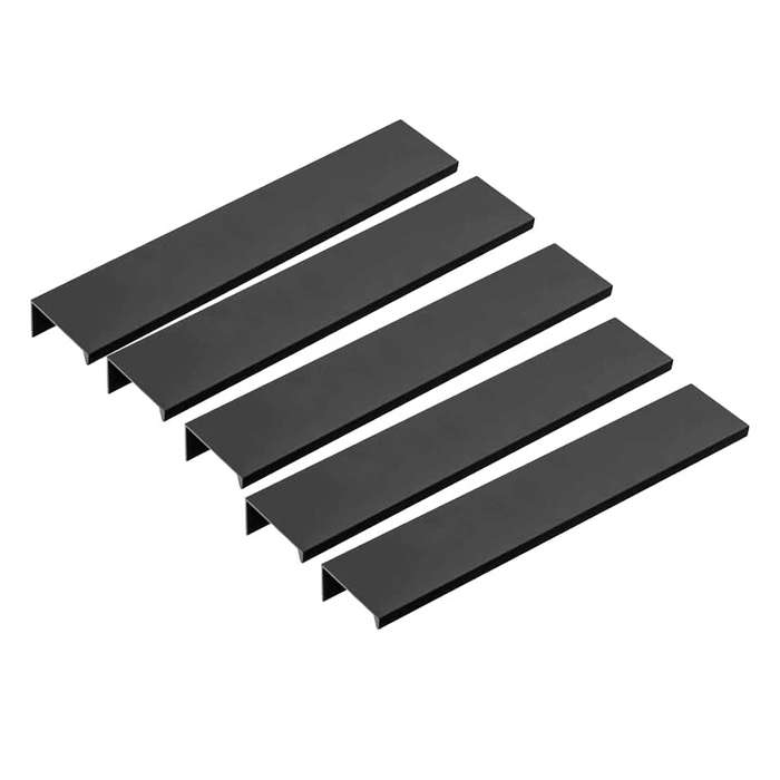 ROCO Cupboard Handle Cover Matt Black 288mm ( 5 Pack )