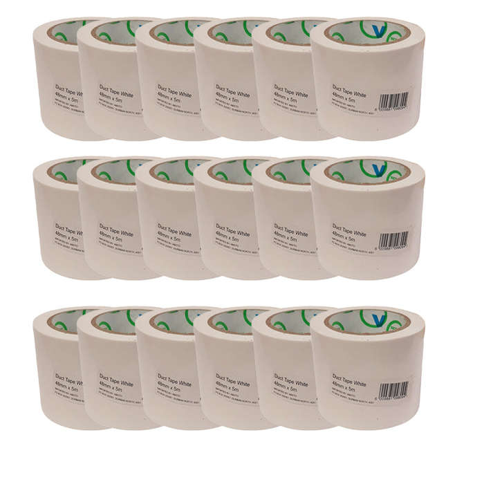 AVAST Duct Tape White 48mm x 5m ( 18 Pack )