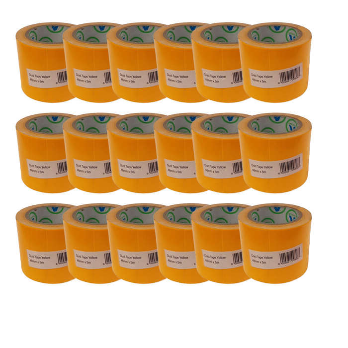 AVAST Duct Tape Yellow 48mm x 5m ( 18 Pack )