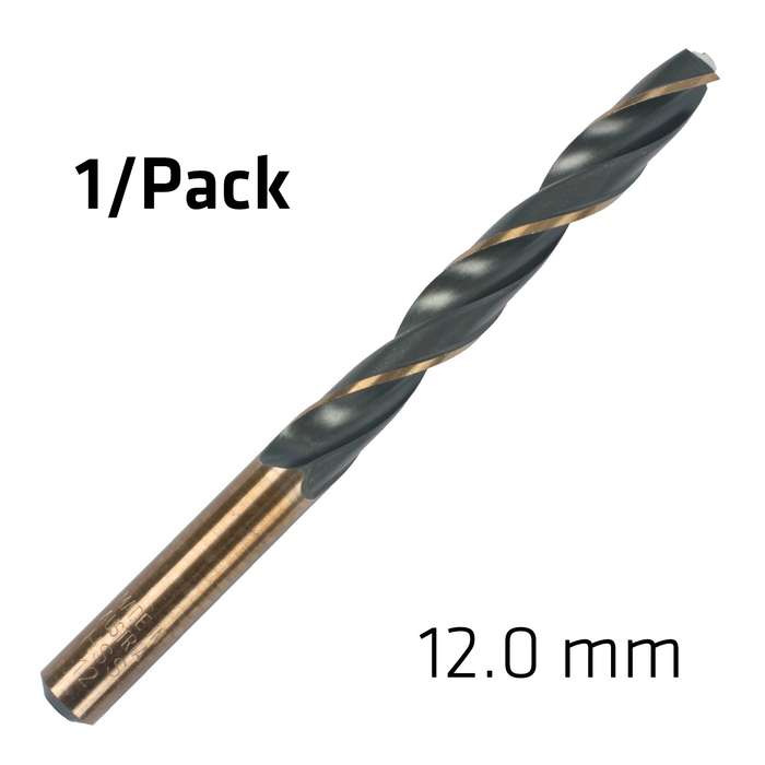 Alpen Hss Sprint Master  12.0Mm X1 Sleeved Din338 Alpen Drill Bit -