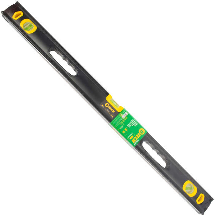 D-Tech Spirit Level Beam 900Mm X 1.6Mm 3 X Vial 0.5Mm Accur. Alum. -