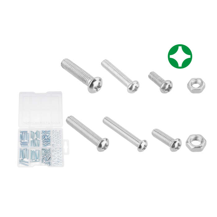 Wadfow thread screw assortment 164 Piece