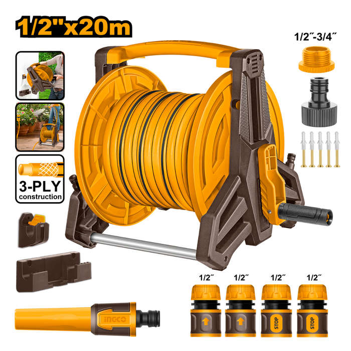 Ingco Hose Reel Set 20m