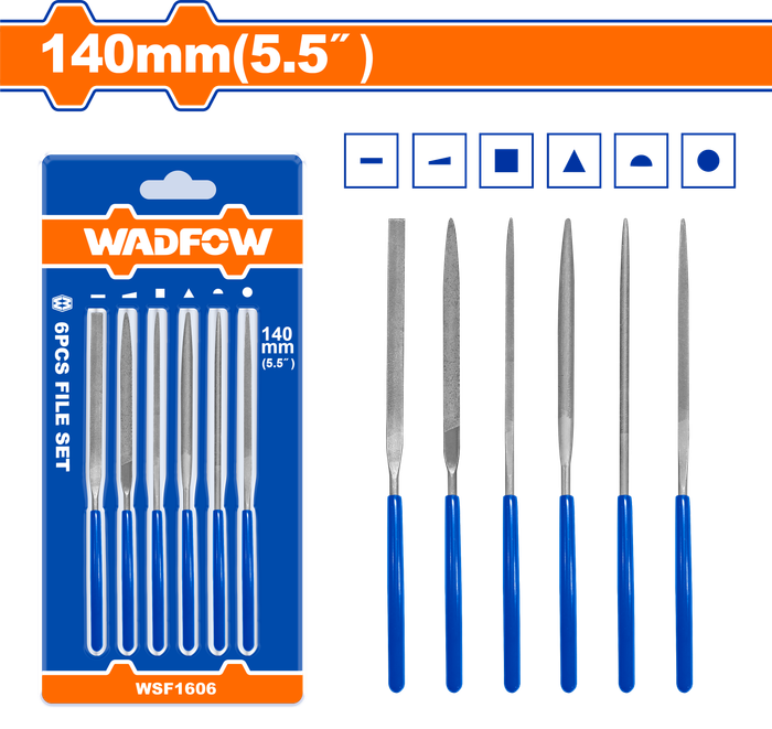 Wadfow File set 6 Piece