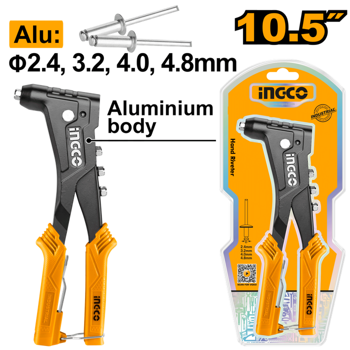 Ingco Hand Riveter 2.4mm - 4.8mm -