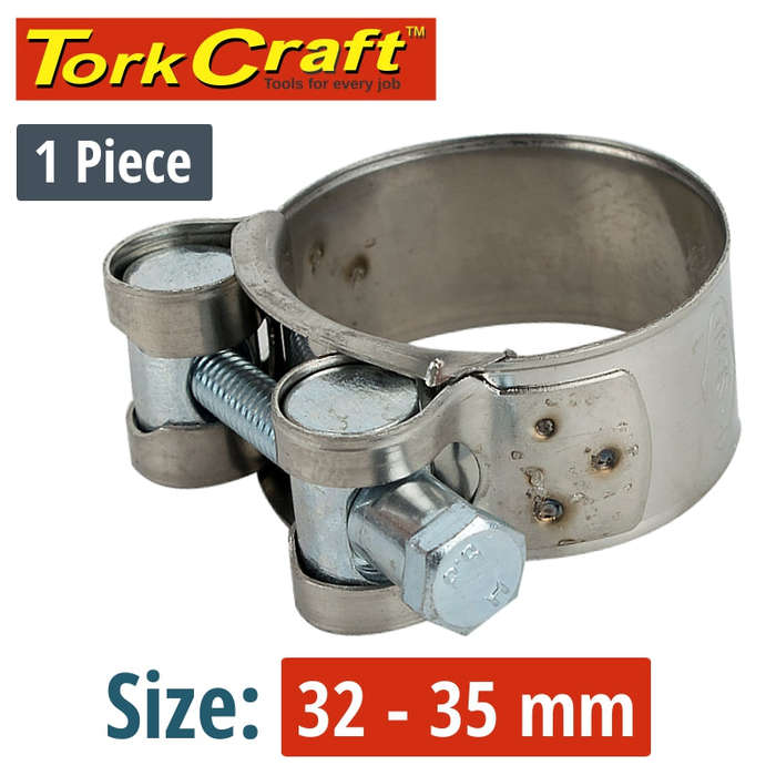 Tork Craft Hose Clamp H/Duty 32-35 Bulk -