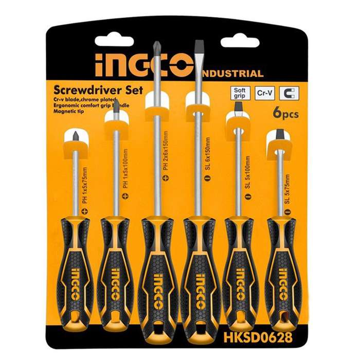 Ingco Crv Screwdriver Set