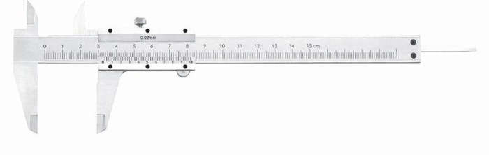 Tork Craft Vernier 150Mm Stainless Steel Metric 0.02Mm Acc -