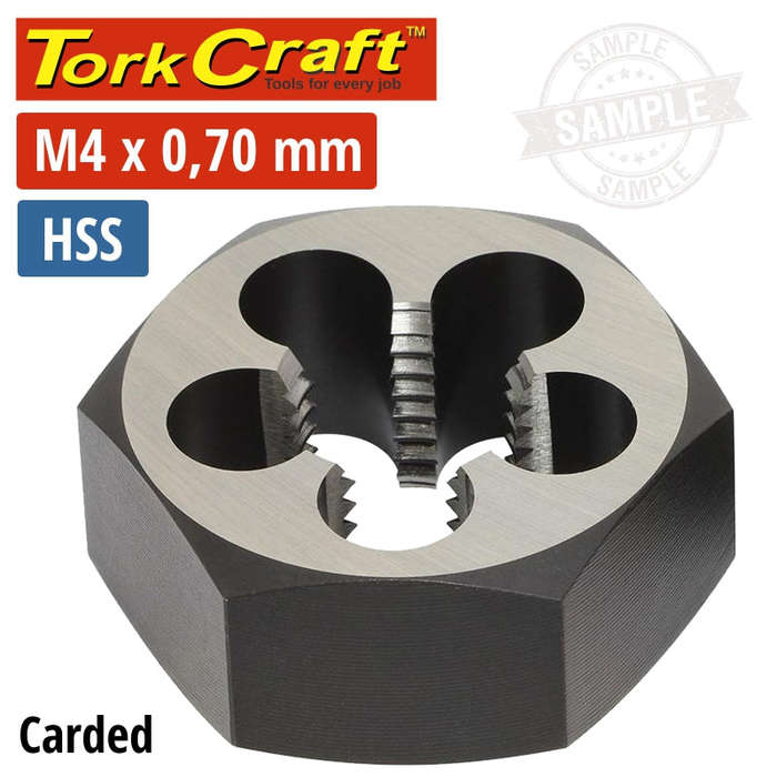Tork Craft Die Hss Hex 4X0.70Mm 1'Carded -