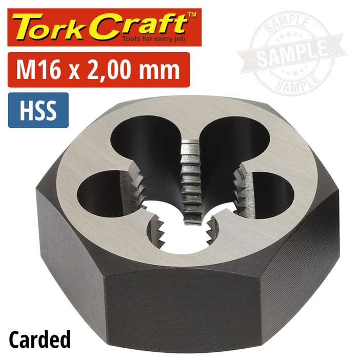 Tork Craft Die Hss Hex 16X2.00Mm 1/Card -
