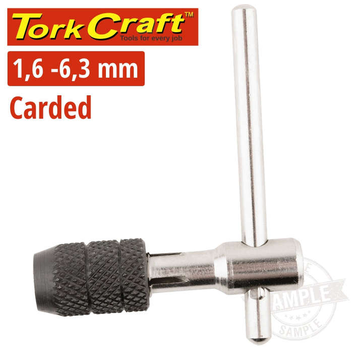 Tork Craft T Tap Wrench 1.6-6.3Mm Carded -