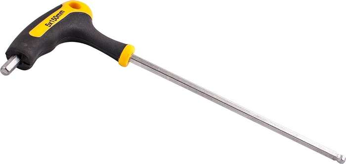 Tork Craft Ball Point T Handle Hex Allen Key 5.0Mm X 150Mm -