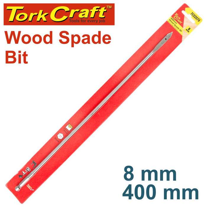 Tork Craft Spade Bit 8Mm X 400Mm -