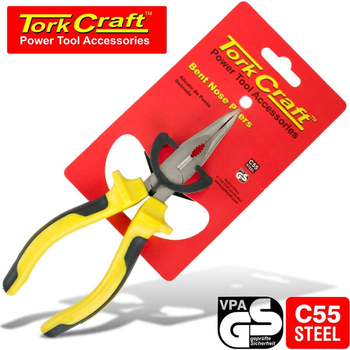 Tork Craft Plier Bent Nose 160Mm -