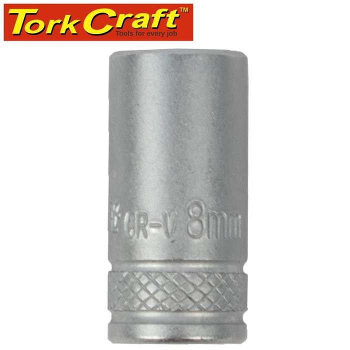 Tork Craft Socket 8Mm 1/4' Drive Crv 12 Point