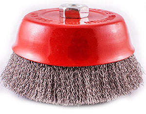Tork Craft Wire Cup Brush 150 X M14 Crimped Stainless Steel Tcw -