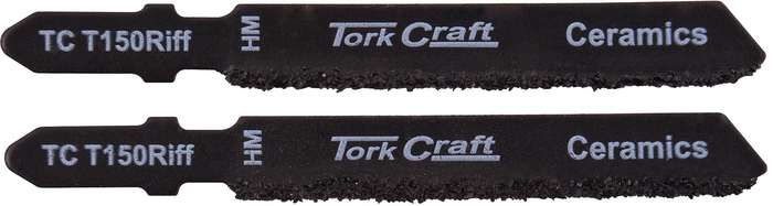 Tork Craft T-Shank Jigsaw Blade For Ceramics 77Mm 2Pack -
