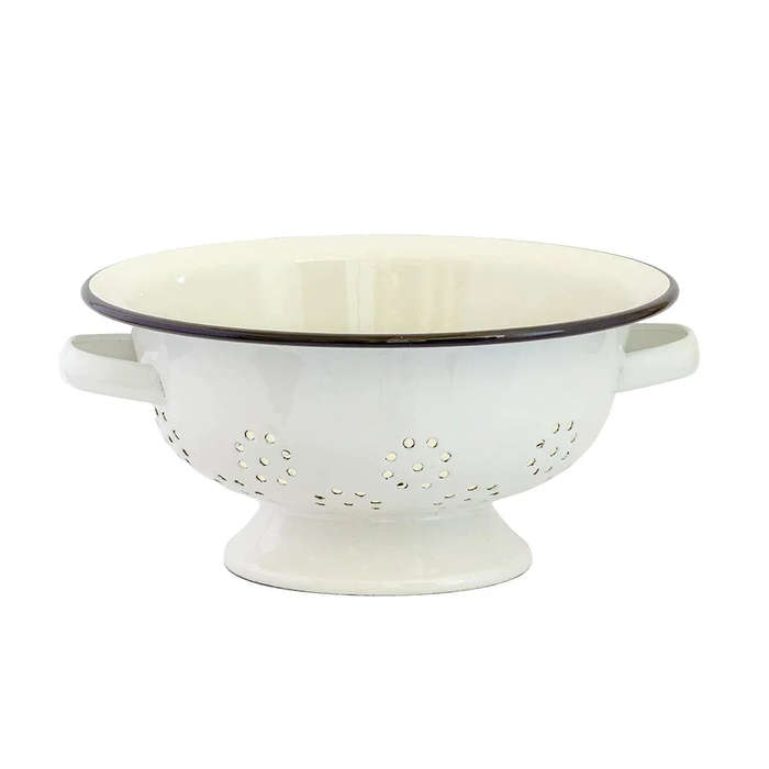 Colander - Cream & Black 24cm