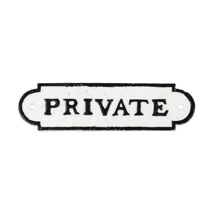 Iron Sign - Private