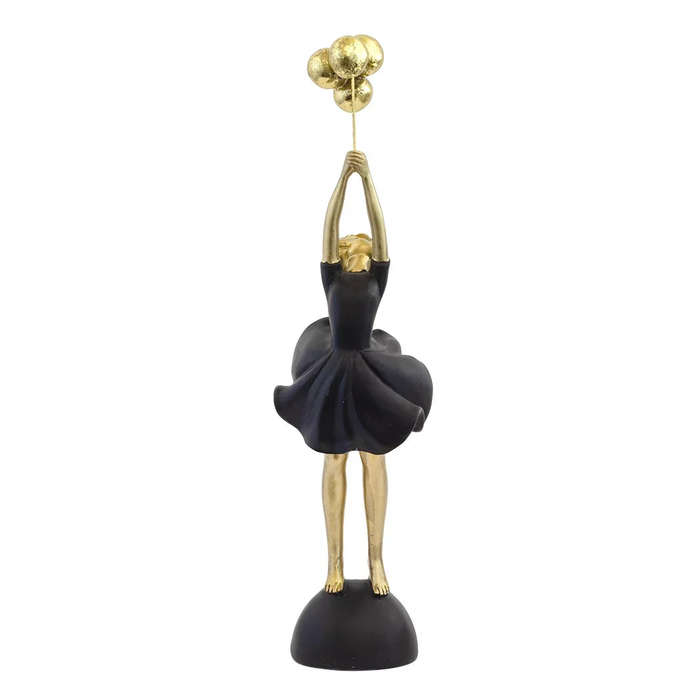 Ornament - Girl with Balloons 29cm