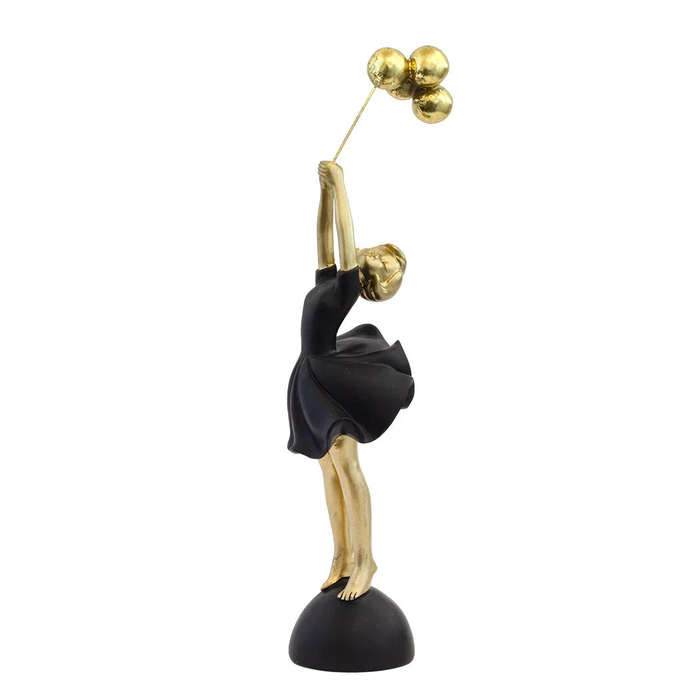 Ornament - Girl with Balloons 29cm