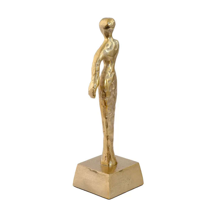 Ornament - Gold Abstract Lady