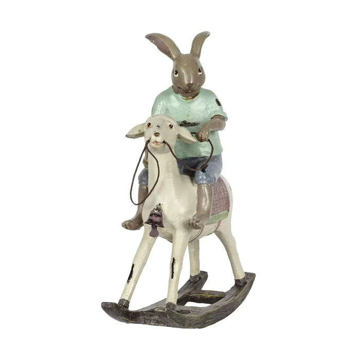 Ornament - Rocking Sheep & Hare