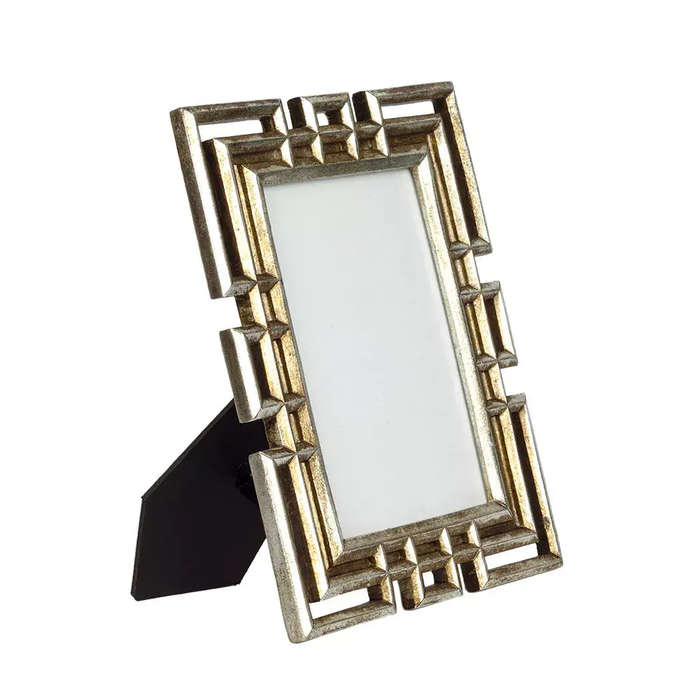 Picture Frame - Silver Antique Bold Lines