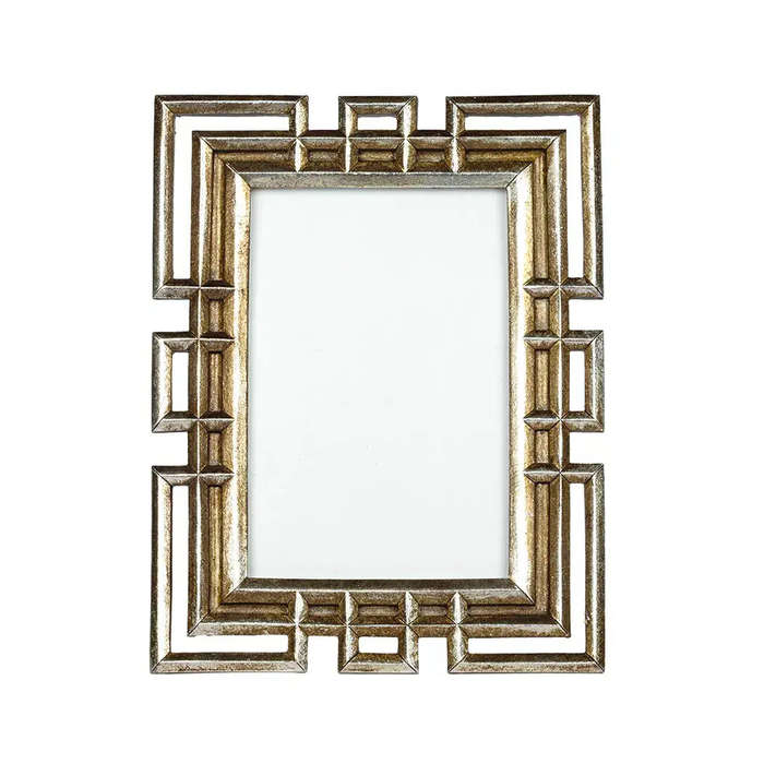 Picture Frame - Silver Antique Bold Lines