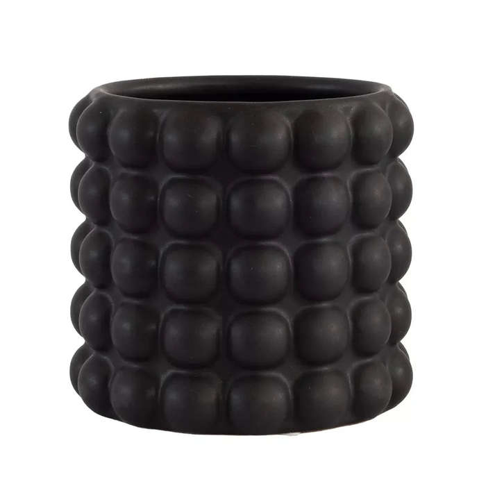 Planter - Bubble Ebony 14.5cm