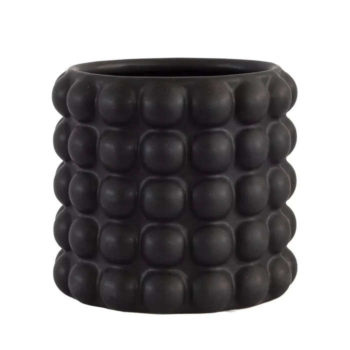 Planter - Bubble Ebony 14.5cm