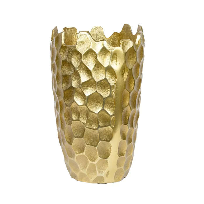 Vase - Textured Rustic Gold 30cm
